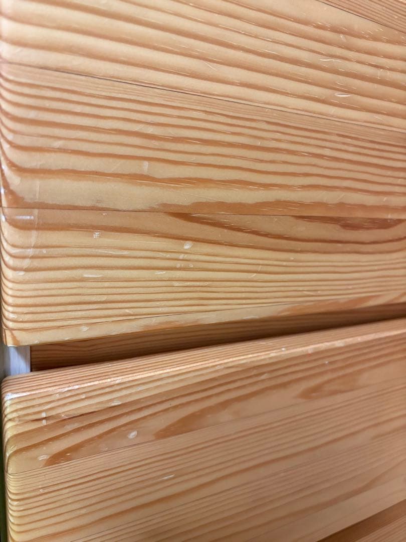 無印良品　パイン材　チェスト　4段ワイド　廃盤品