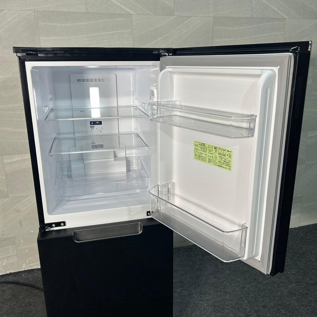 SHARP 冷蔵庫 SJ-GD15G 152L 2021年 おしゃれ d3576