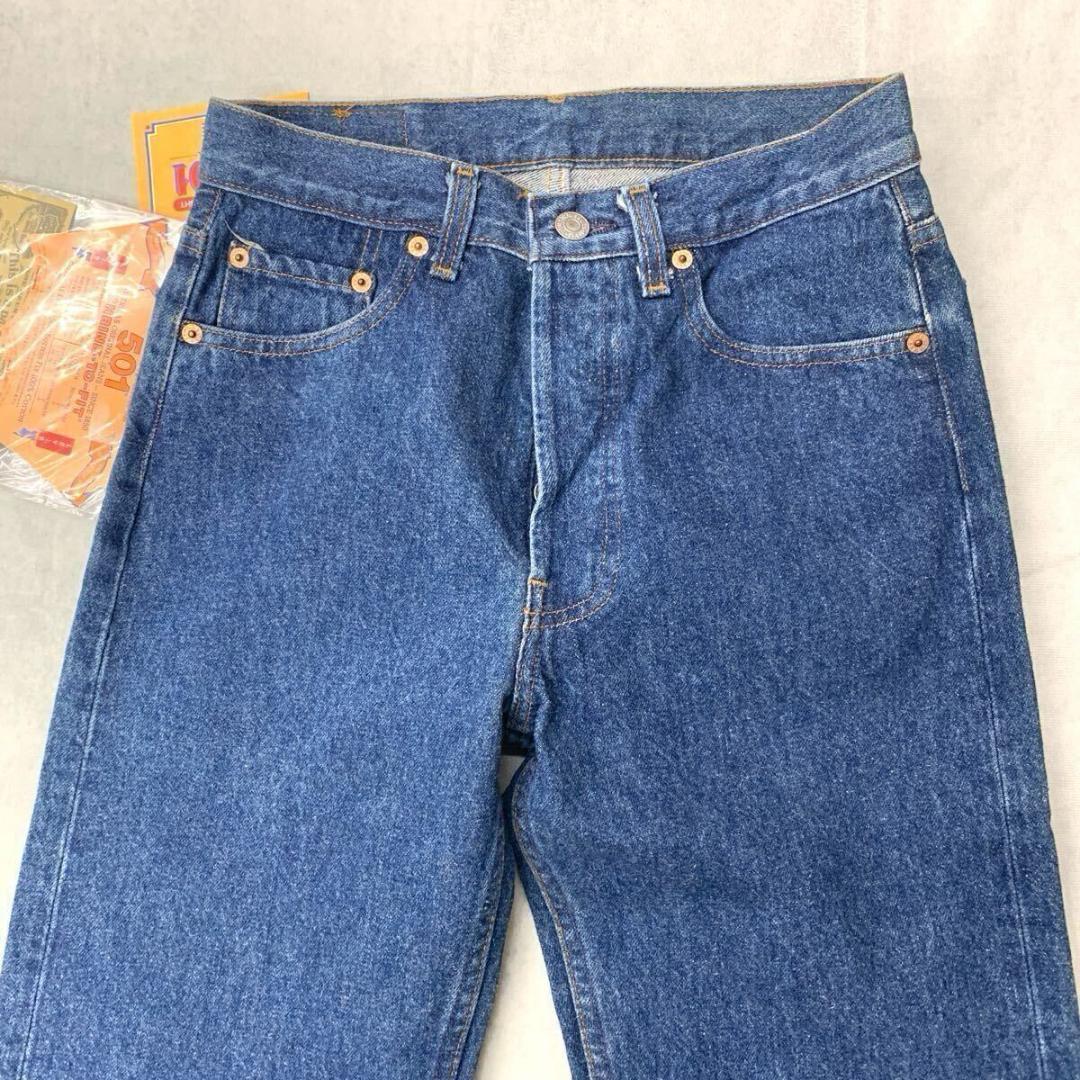未使用 Levis 501 赤文字 刻印555 バレンシア工場 w29