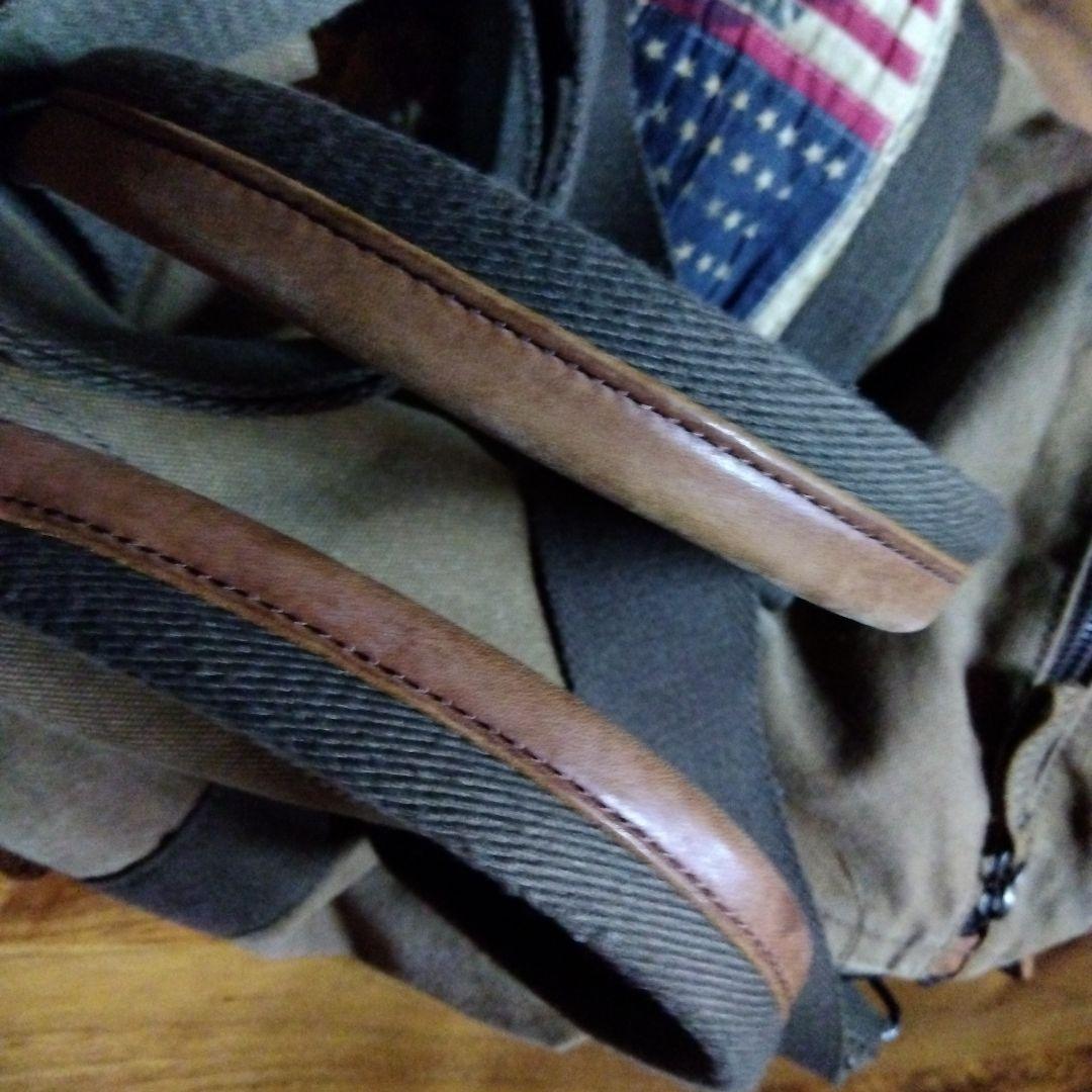 た*た様 ポロジーンズ2Wayボストンバッグ　星条旗ラルフローレン　ヴィンテージ