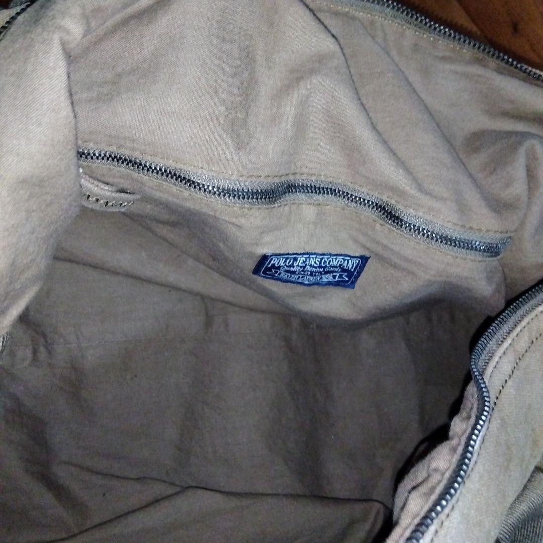 た*た様 ポロジーンズ2Wayボストンバッグ　星条旗ラルフローレン　ヴィンテージ