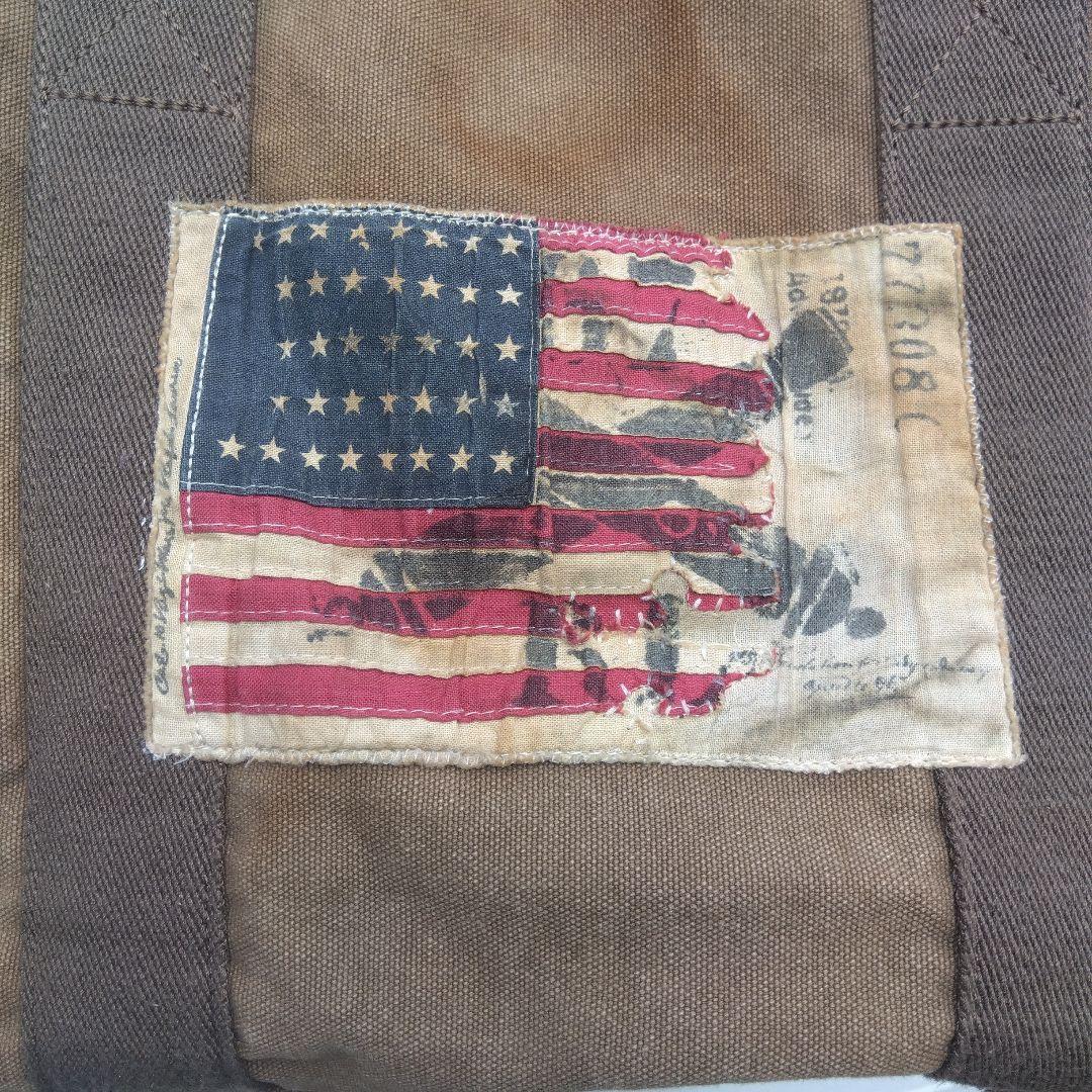 た*た様 ポロジーンズ2Wayボストンバッグ　星条旗ラルフローレン　ヴィンテージ