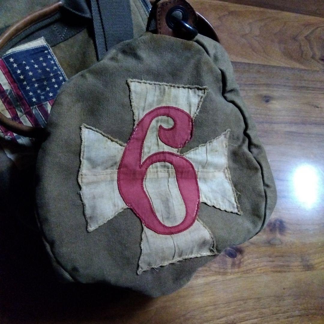 た*た様 ポロジーンズ2Wayボストンバッグ　星条旗ラルフローレン　ヴィンテージ