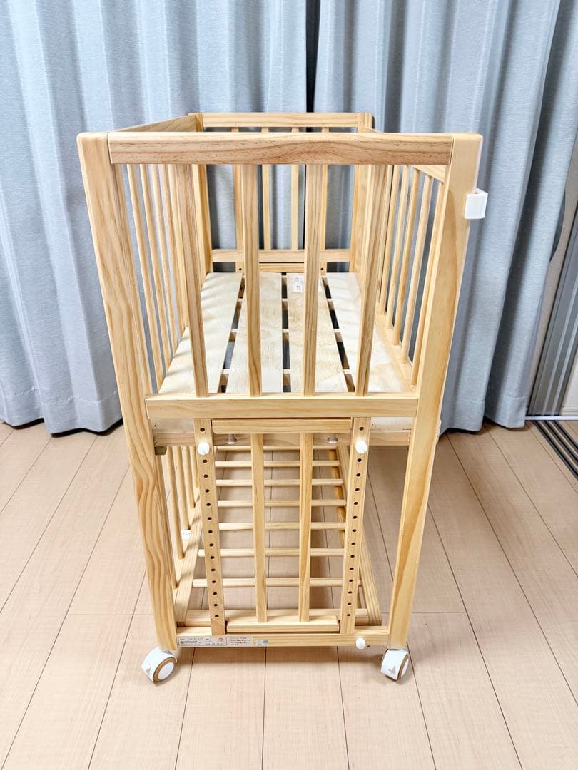 yamatoya 大和屋 そいねーる＋ロング ベビーベッド ナチュラル