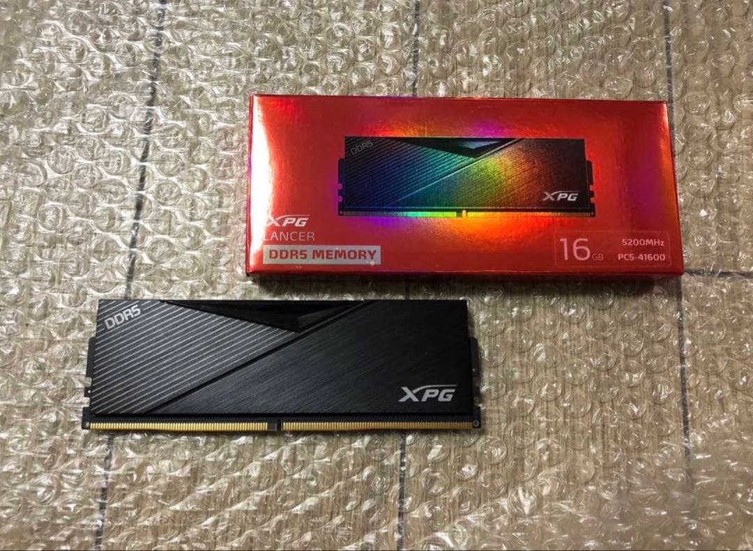 XPG DDR5 5200 16GB メモリー AX5U5200C3816G