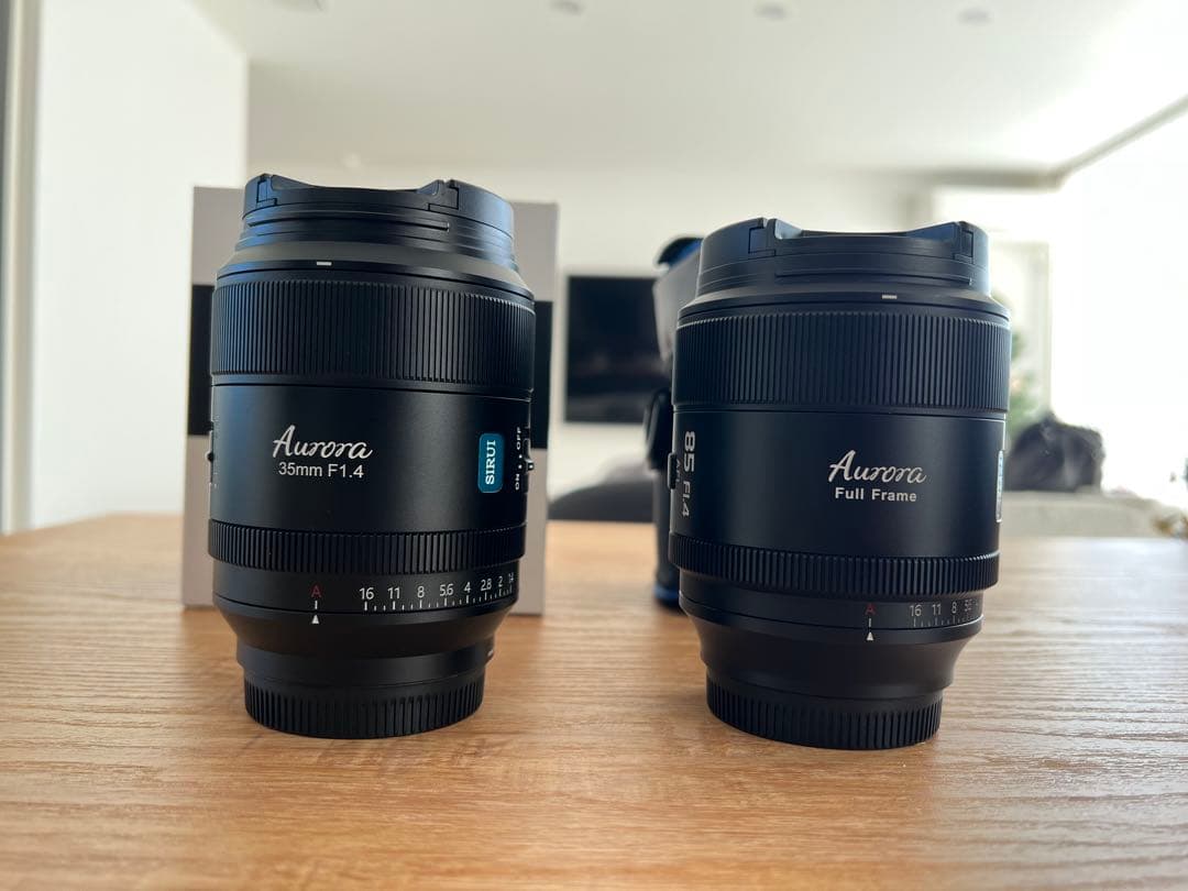 SIRUI Auroraセット 35mm F1.4 85mm f1.4