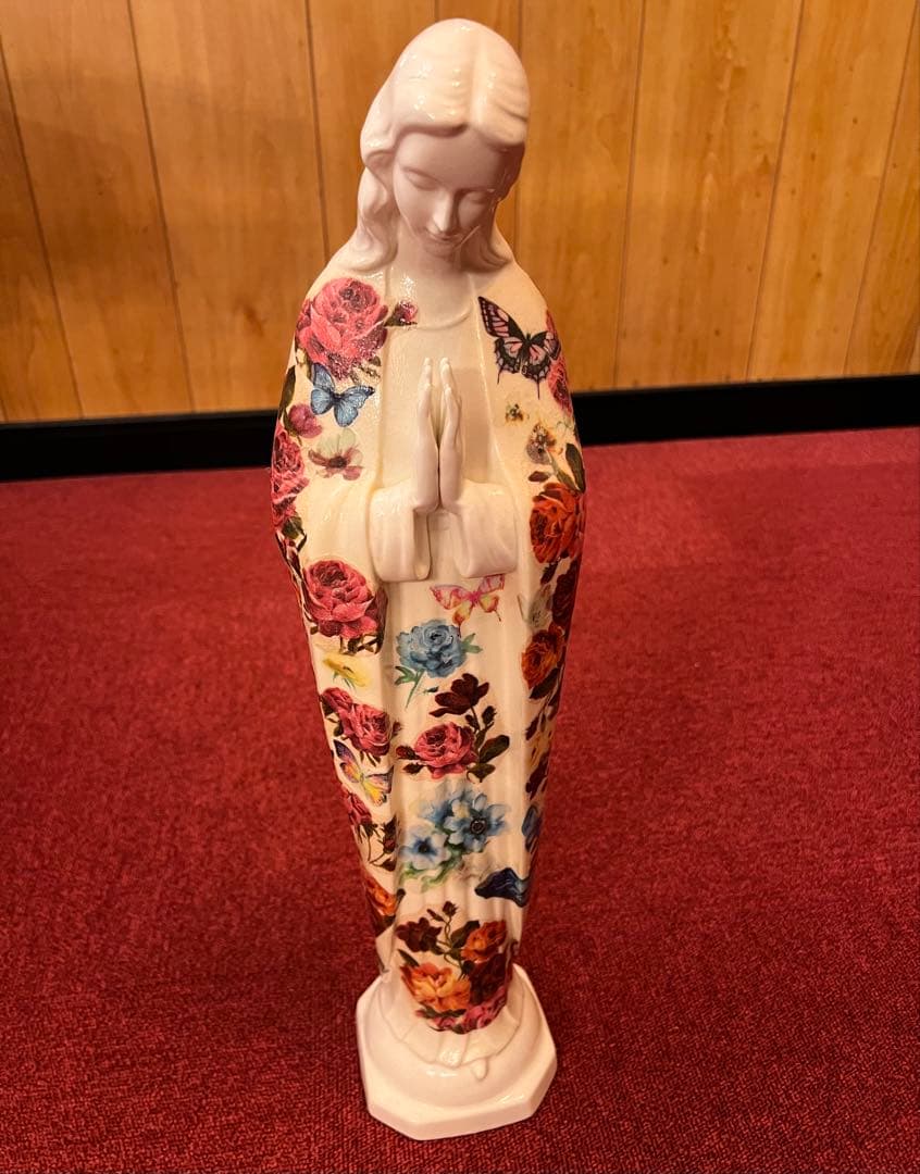 最終値下げ　マリア像　ヴィンテージ オブジェ 置物 インテリア キリスト