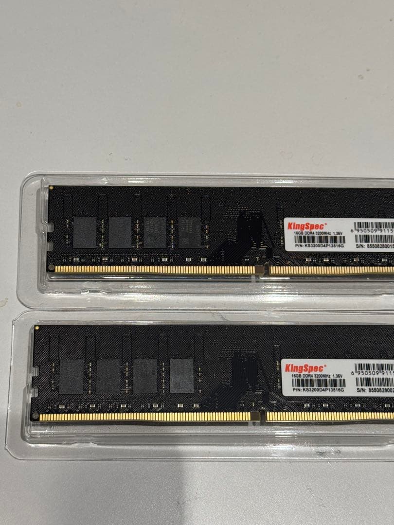 A*u様 KingSpec 32GB 16GB×2枚 DDR4 メモリー