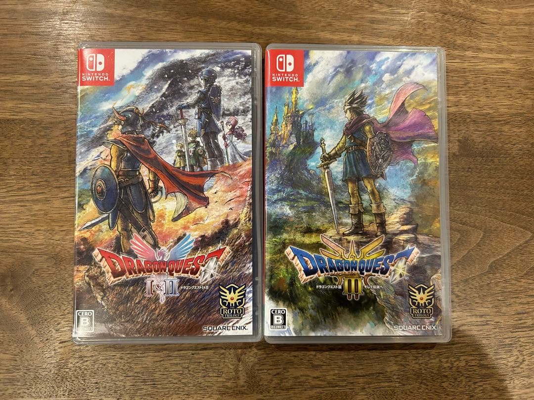 Switch版　ドラゴンクエスト1&2 、ドラゴンクエスト3ドラクエ2本セット