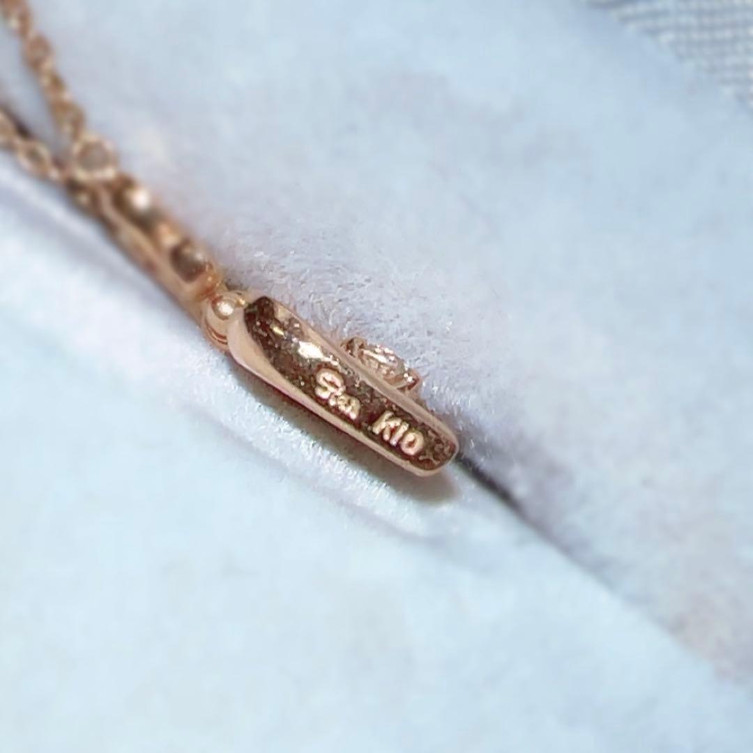 【star jewelry】K10 スタージュエリー ハート型 ネックレス