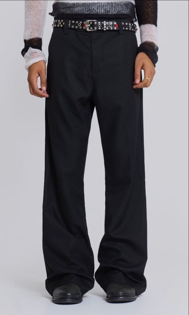 jaded london ブーツカット スラックス 黒 30インチ