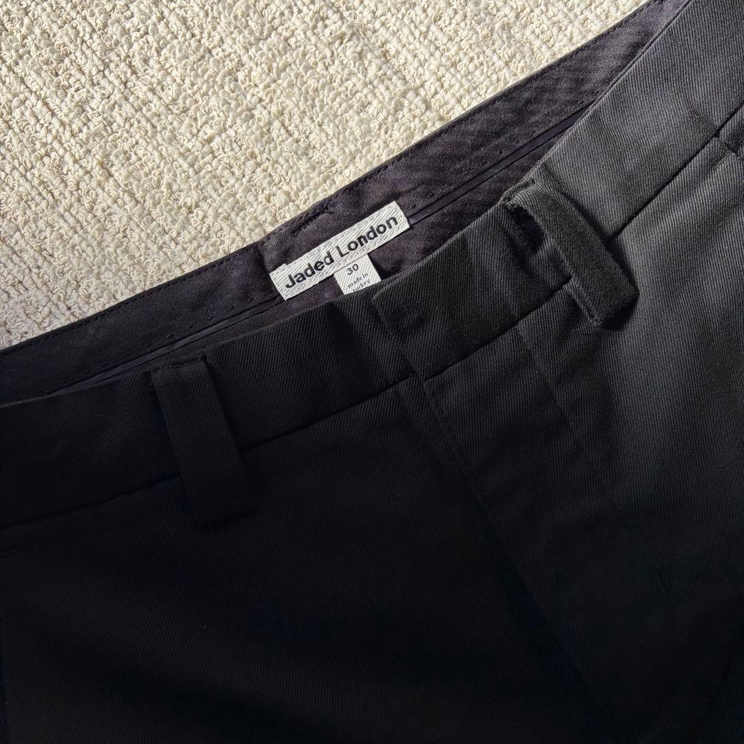 jaded london ブーツカット スラックス 黒 30インチ