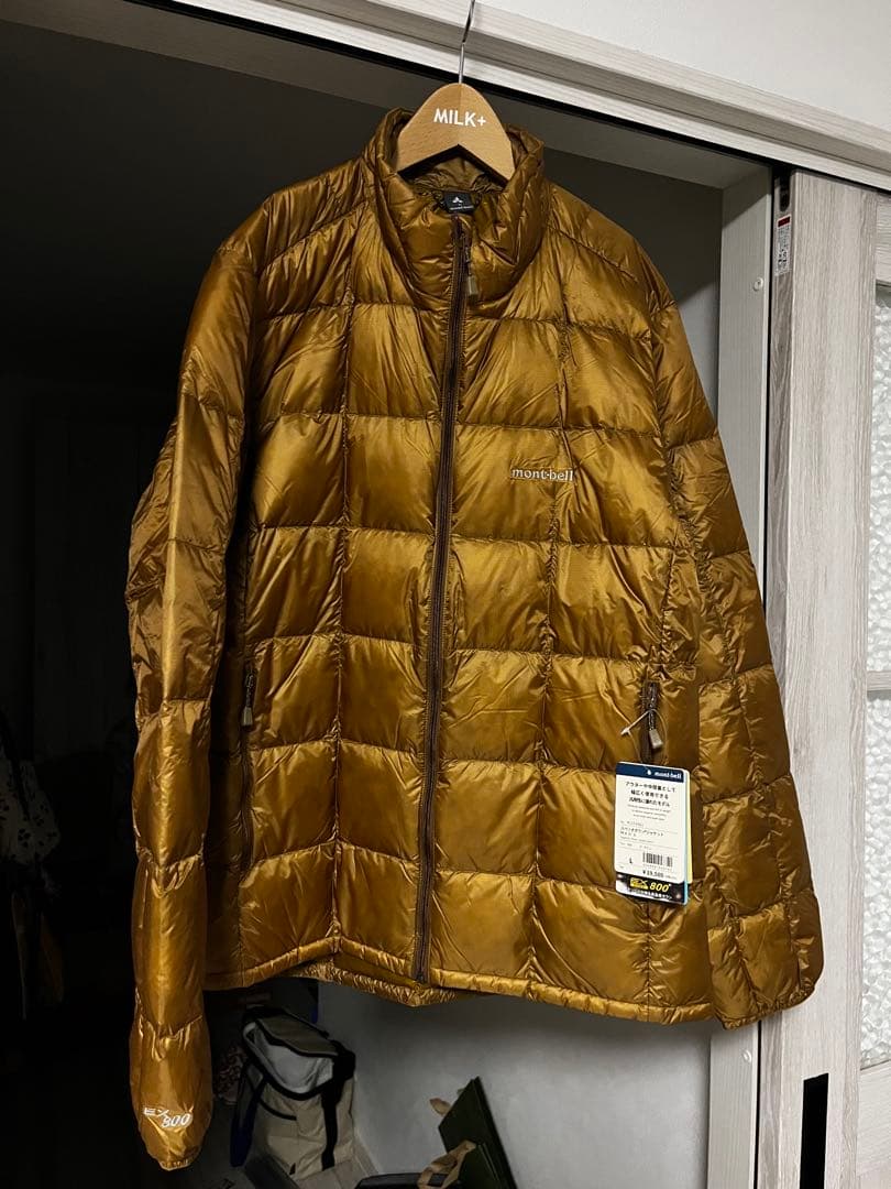 mont-bell スペリオダウンジャケット　ブラウン Ｌ　田中シェンさん着用