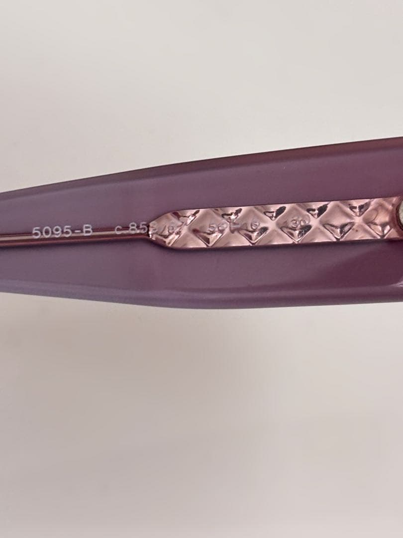 シャネル サングラス ココマーク ラインストーン バイカラー ピンク