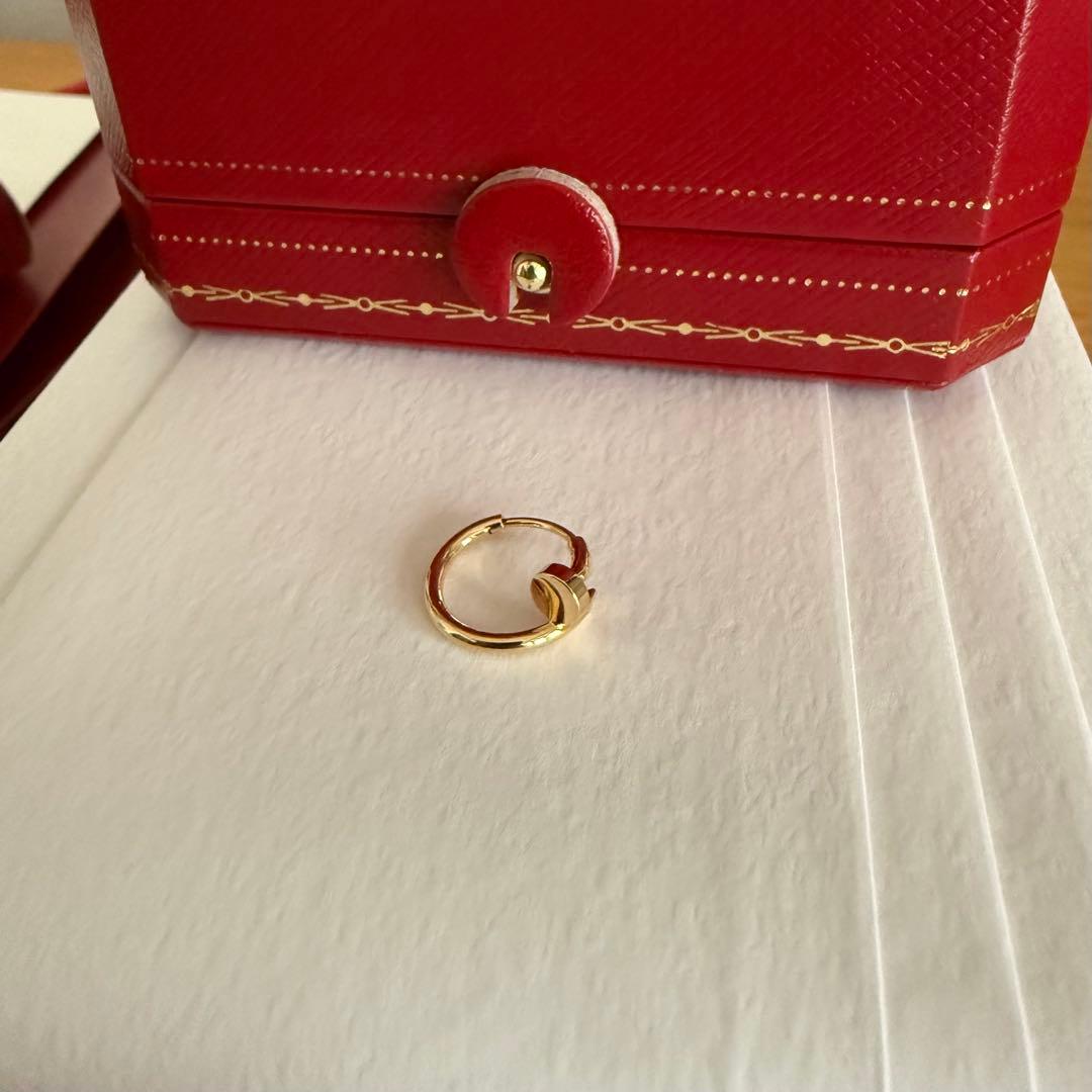 【値下げ不可】Cartier カルティエ ジュスト アンクル シングルピアスYG