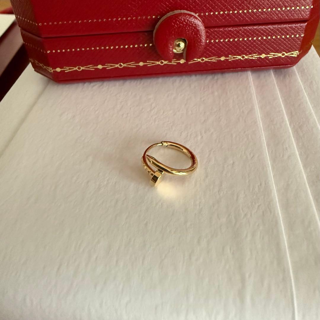 【値下げ不可】Cartier カルティエ ジュスト アンクル シングルピアスYG