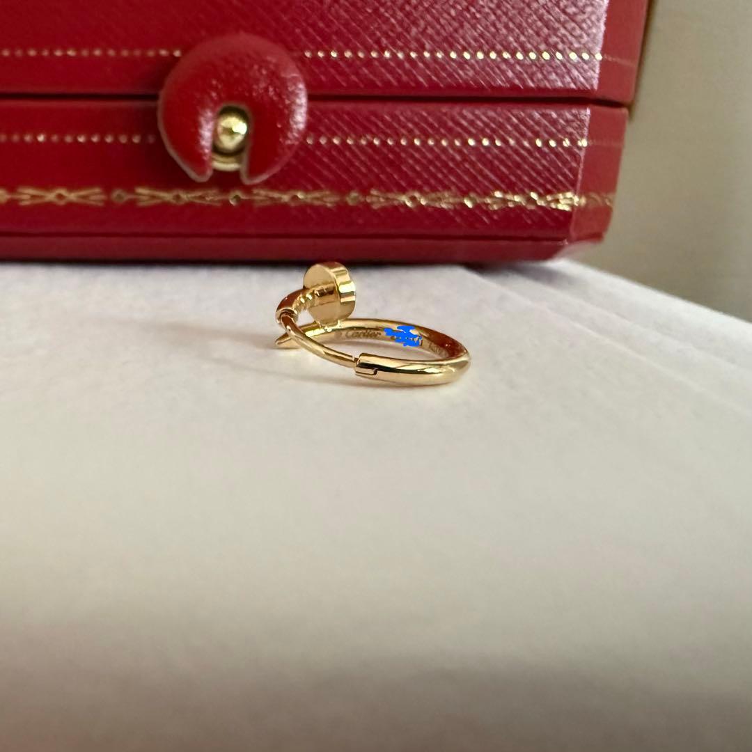 【値下げ不可】Cartier カルティエ ジュスト アンクル シングルピアスYG