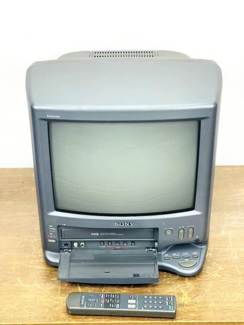 【ビデオ再生OK】SONY TRINITRON KV-14VH03 テレビデオ