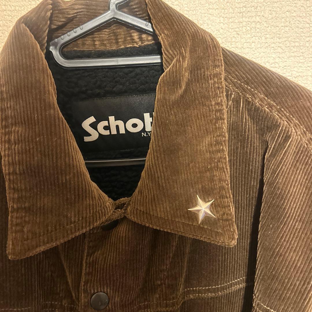 Schott コーデュロイ カバーオール ブラウン