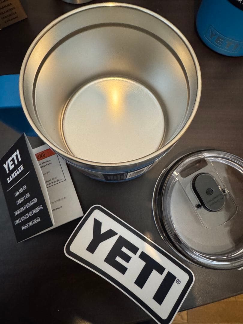 日本未発売YETIイエティ ランブラー14oz マグ2.0ビッグウェーブブルー