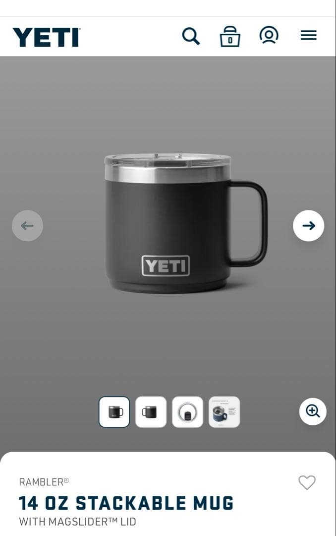 日本未発売YETIイエティ ランブラー14oz マグ2.0ビッグウェーブブルー