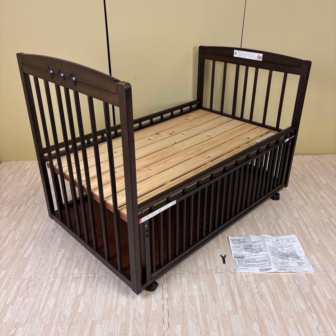 ☆すのこ床板☆　美品　日本製　サワベビー　デュアルスライドベッド　ティアラDX