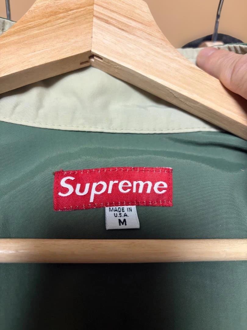 Supreme オリーブ ハーフジップジャケット