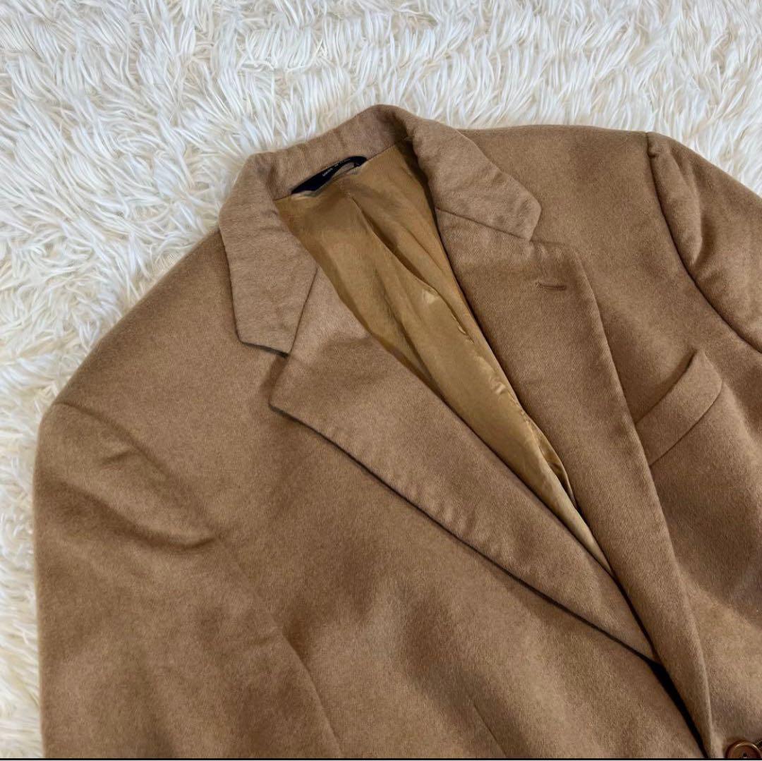 イタリア製✨ブルックスブラザーズ　テーラードジャケット　キャメル生地　L相当