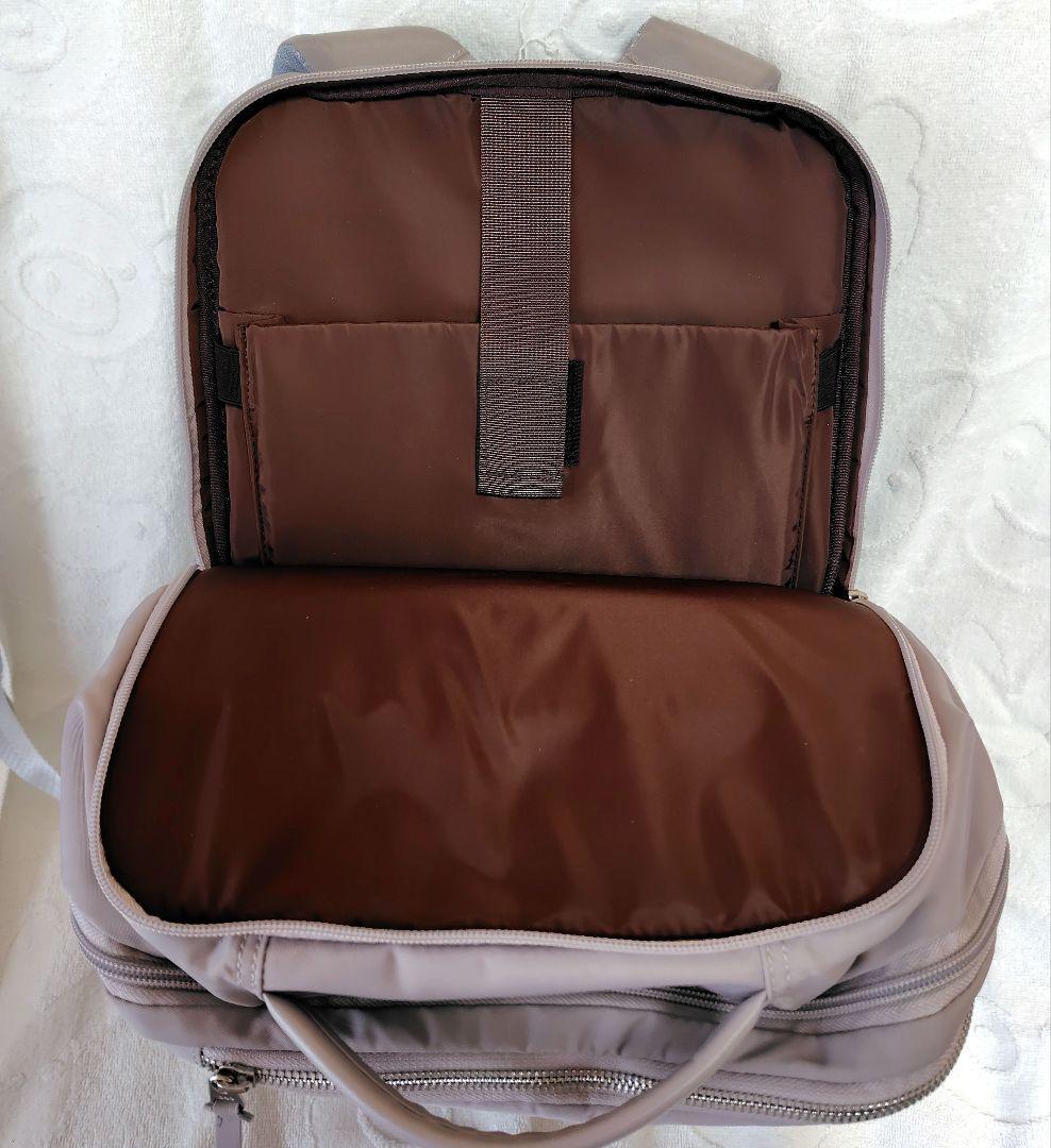 Casalità AGSコラボ ビジネスバッグ ピンクグレージュ