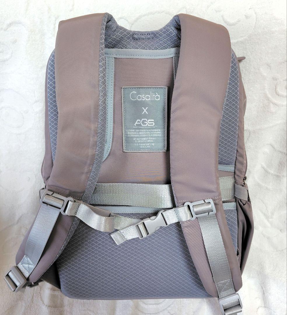 Casalità AGSコラボ ビジネスバッグ ピンクグレージュ