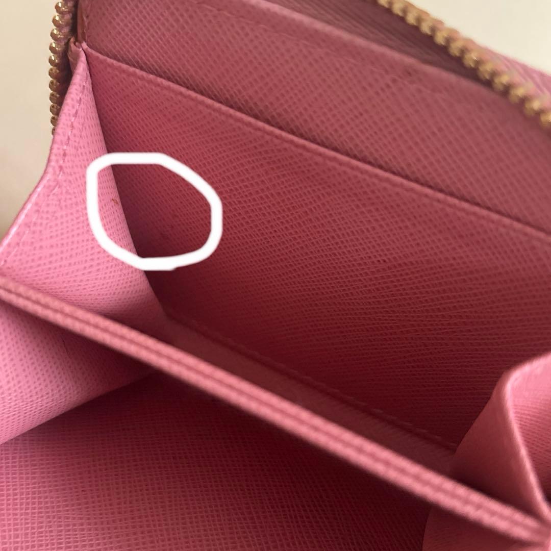 PRADA サフィアーノ レザー ウォレット ケース ピンク