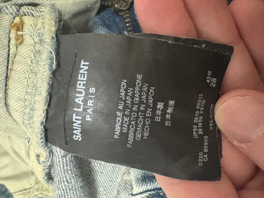 saint laurent 15aw デトロイトデニム