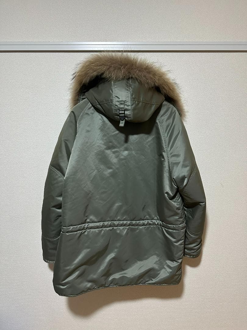 【美品】WAIPER / N-3Bフライトジャケット / リアルファー＆日本製