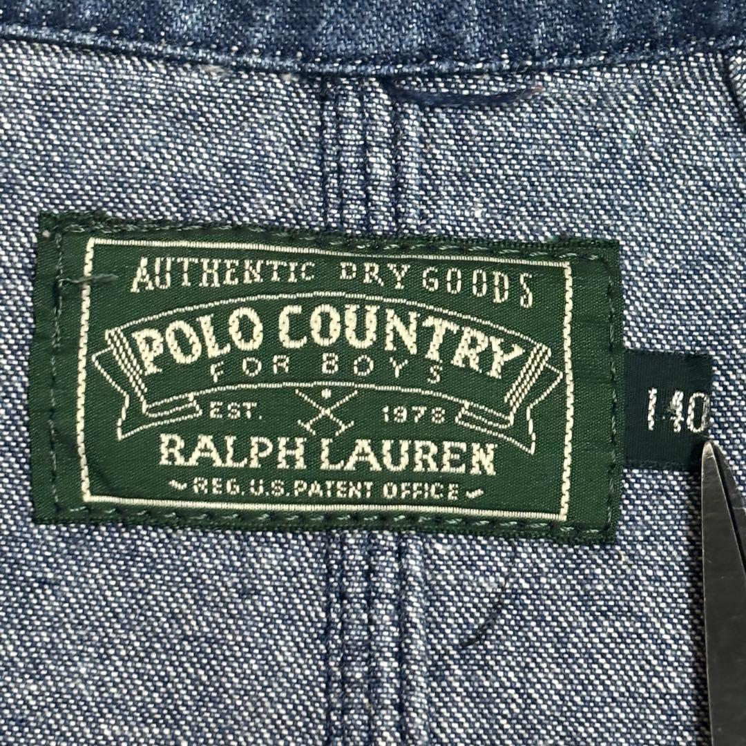 美品 90s POLO COUNTRY デニム カバーオール ジャケット レア