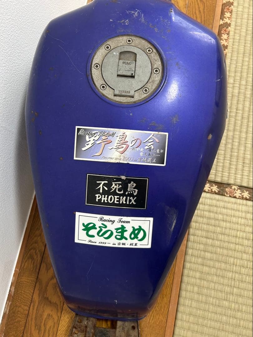 YAMAHA バイクタンク 青 XJR400タンク