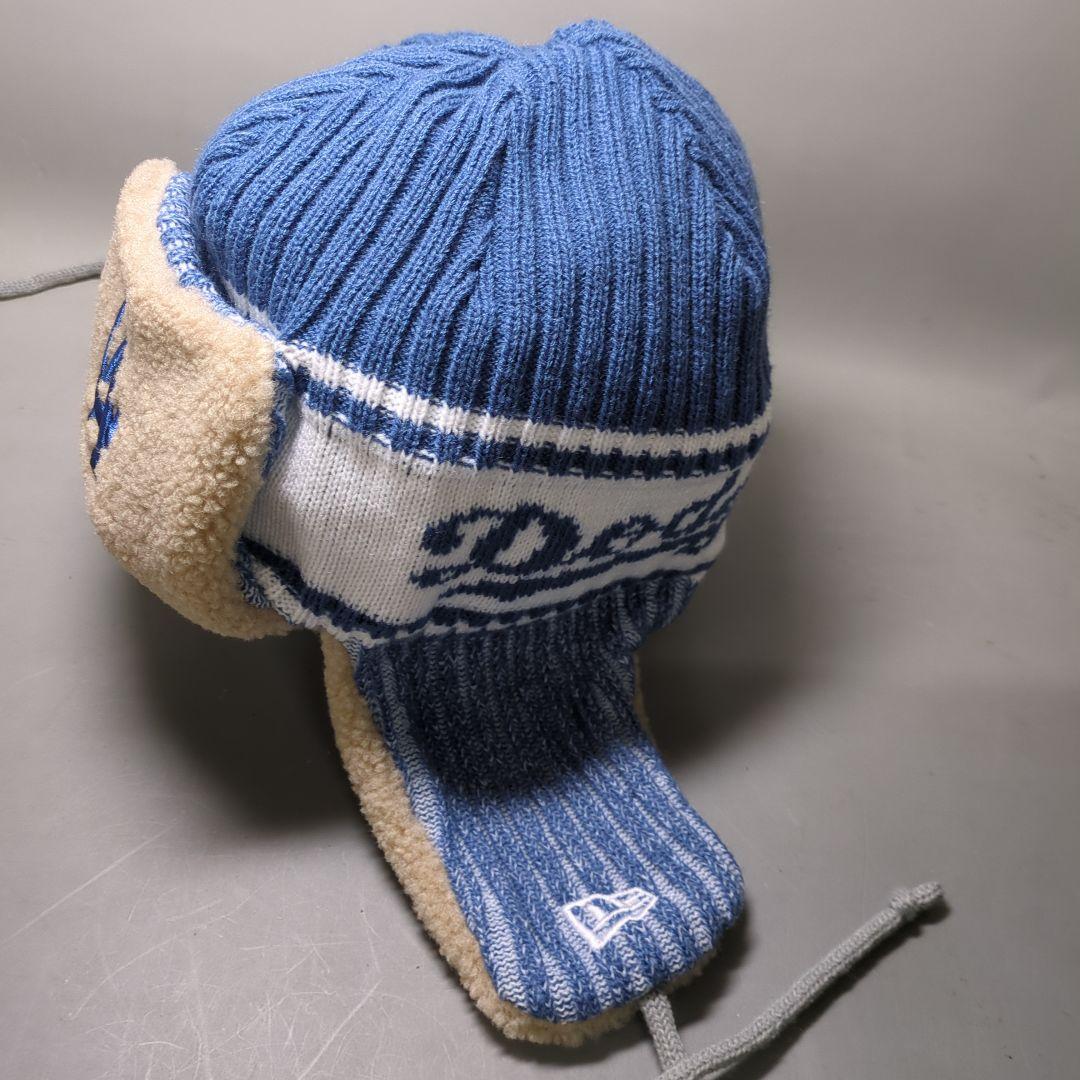 【新品】試着のみ　NEW ERAニューエラ トラッパー　ロサンゼルス・ドジャース