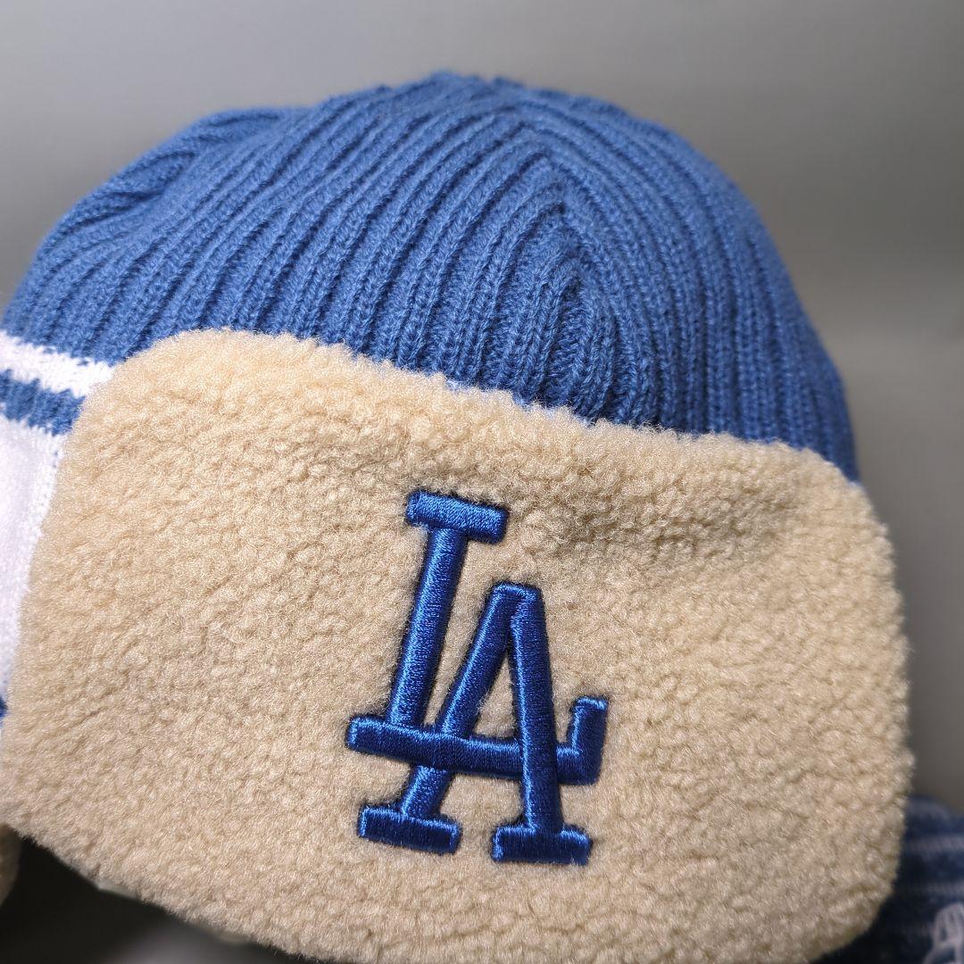 【新品】試着のみ　NEW ERAニューエラ トラッパー　ロサンゼルス・ドジャース