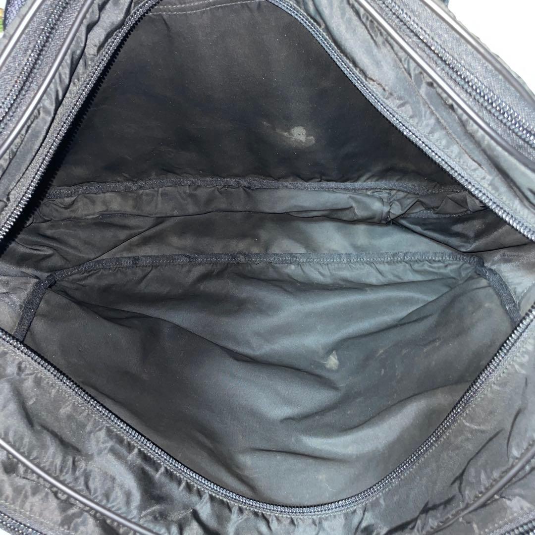 【良品】PRADA プラダ　ビジネス　ブリーフケース　ナイロン　ブラック　メンズ