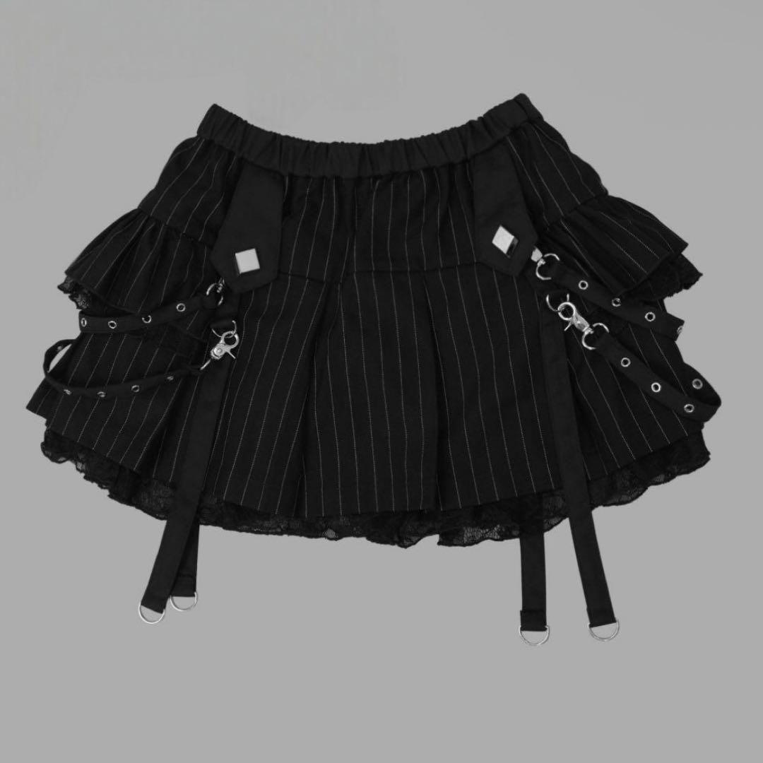 DimMoire ディムモアール サイドフリルミニスカート