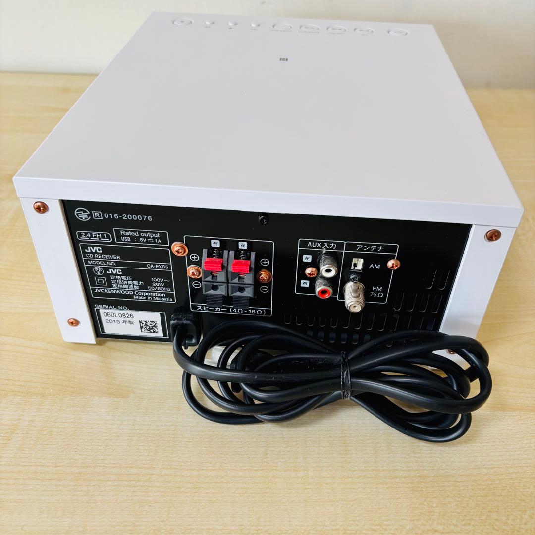 【美品】JVC CA-EXS5 ミニコンポ 2015年製 ケンウッド ※本体のみ