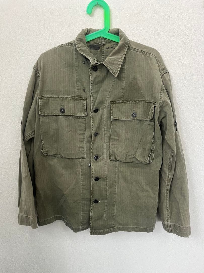 USARMY アメリカ軍 ヘリンボーン 13スター HBT ユーティリティシャツ