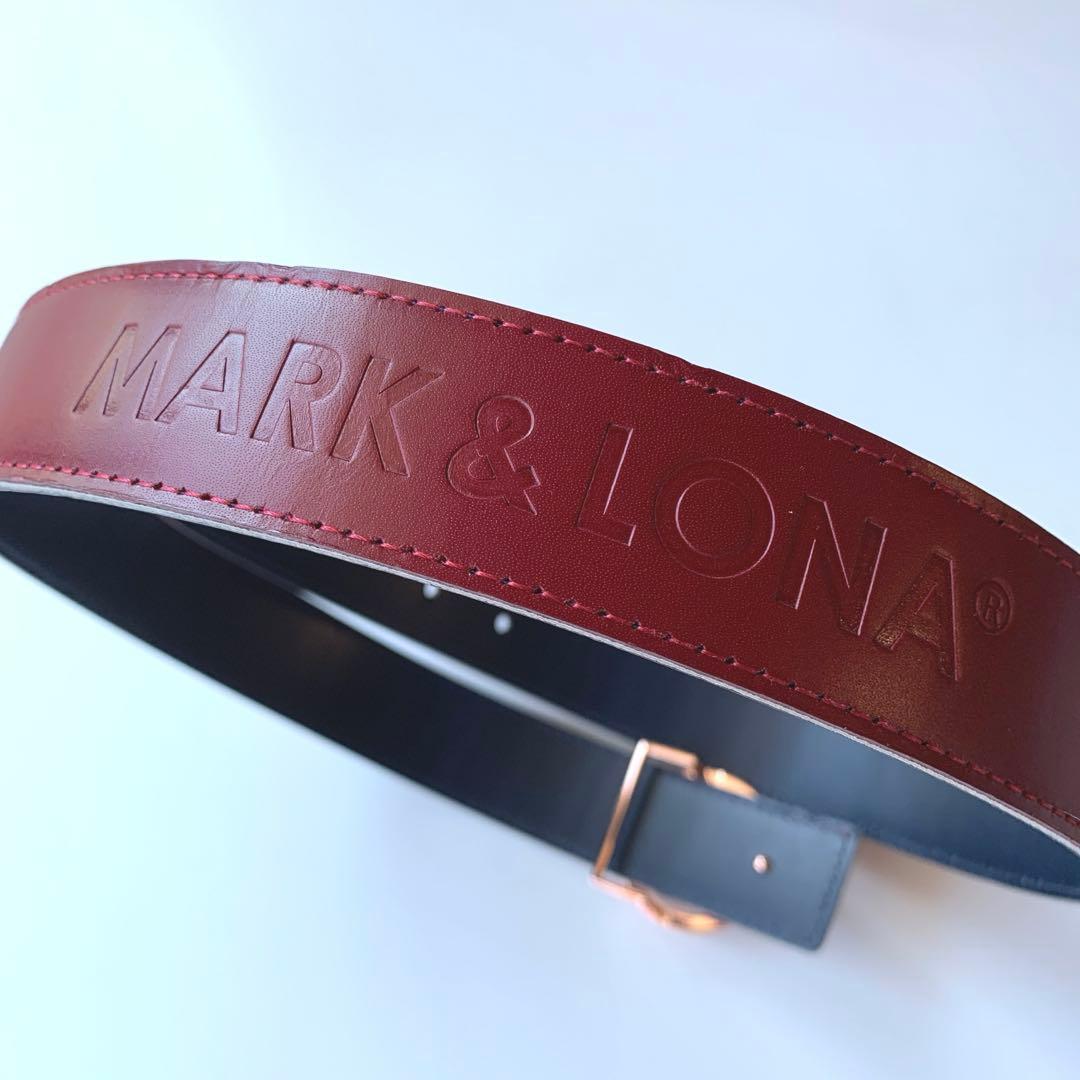 マークアンドロナ MARK＆LONA スカルバックル レザーベルト ゴルフ