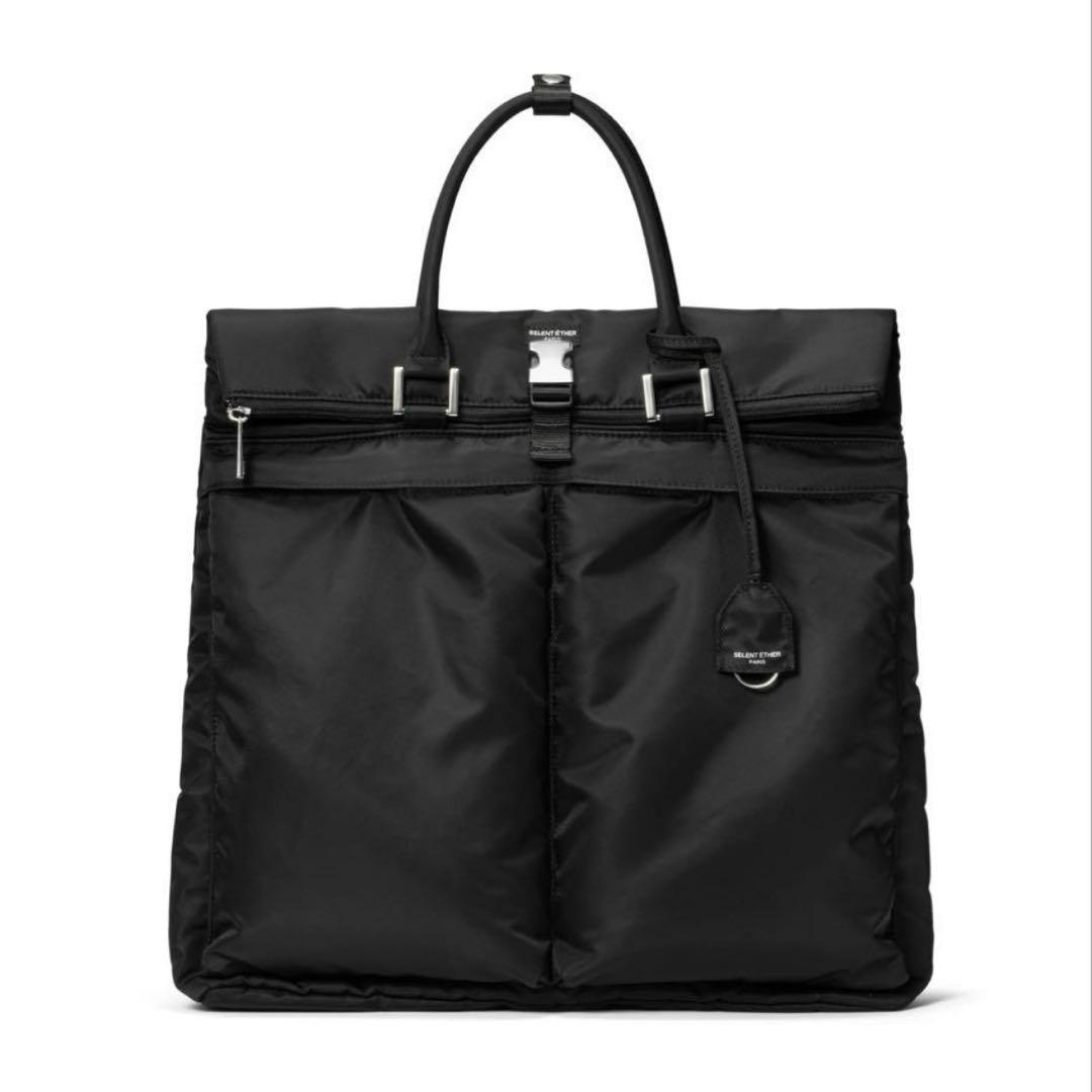 美品 SELENTETHER セレーンエテール CARRY38 シルバーブラック