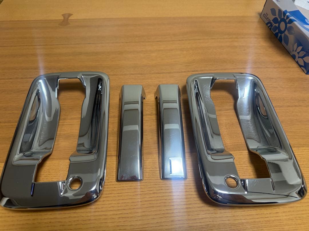 ファイブスターギガ ドアハンドル グリップ カバー 左右セット純正メッキ！