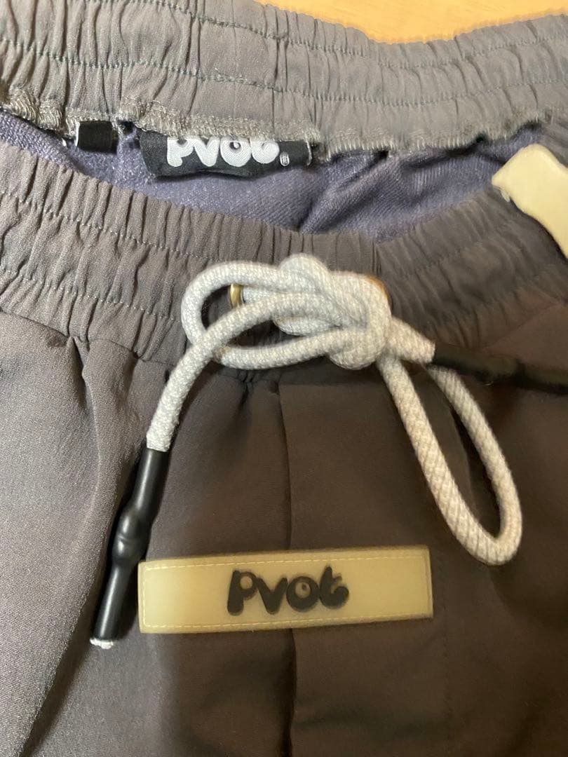 pvot グレー カーゴパンツ L ピボット トレーニングウェア