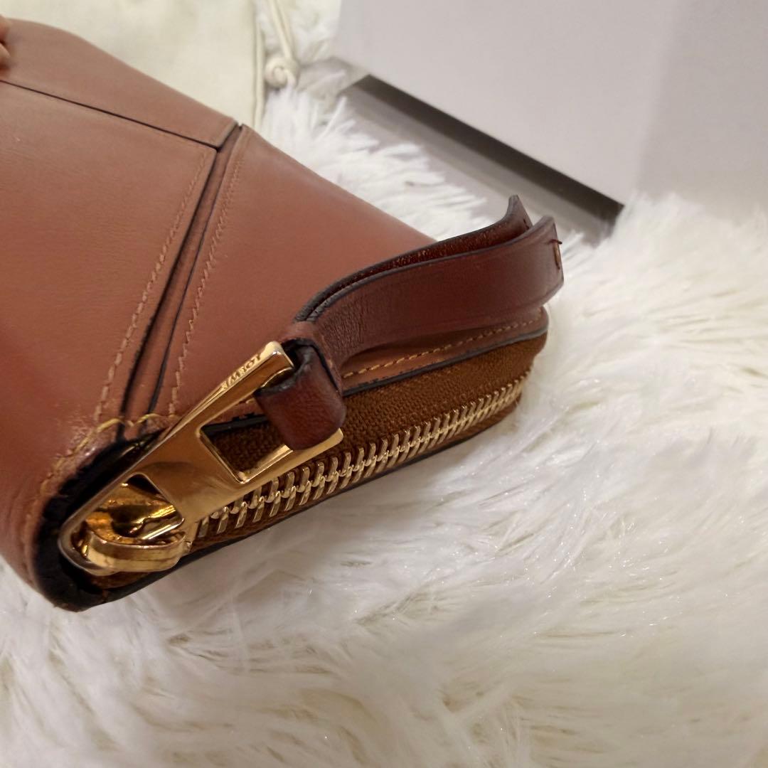 LOEWE ロエベ　 パズル レース ジップ アラウンド　ステッチ　長財布