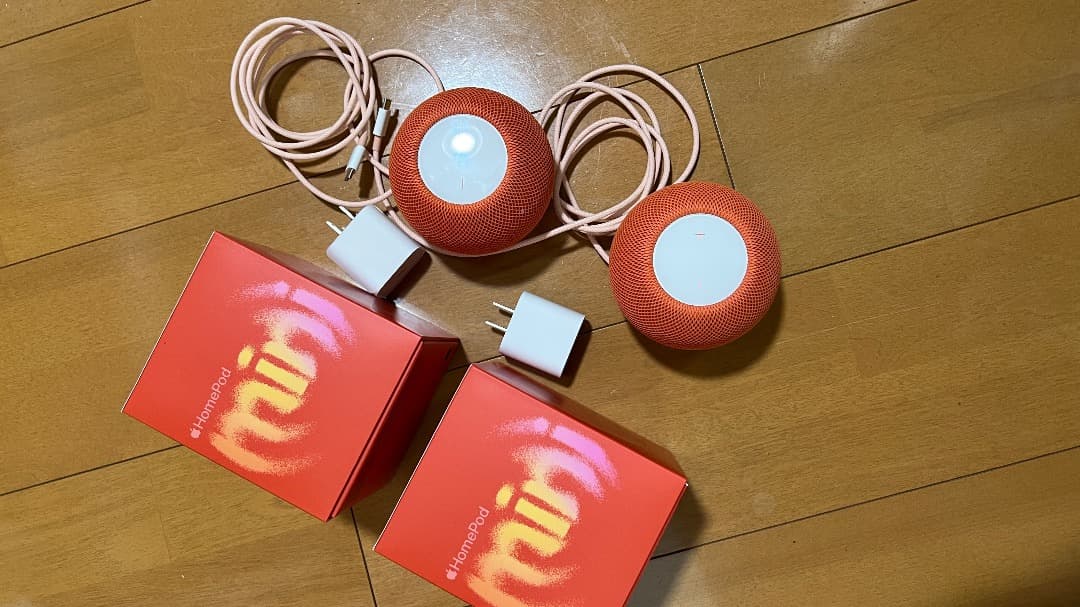 APPLE Podmini　オレンジ　2個セット