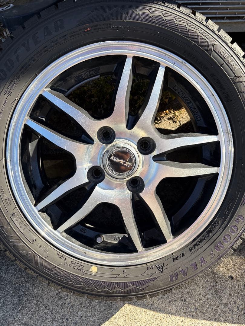 ramrod2　ＧＹ　スタッドレスアルミセット　155/65R14 ２本①