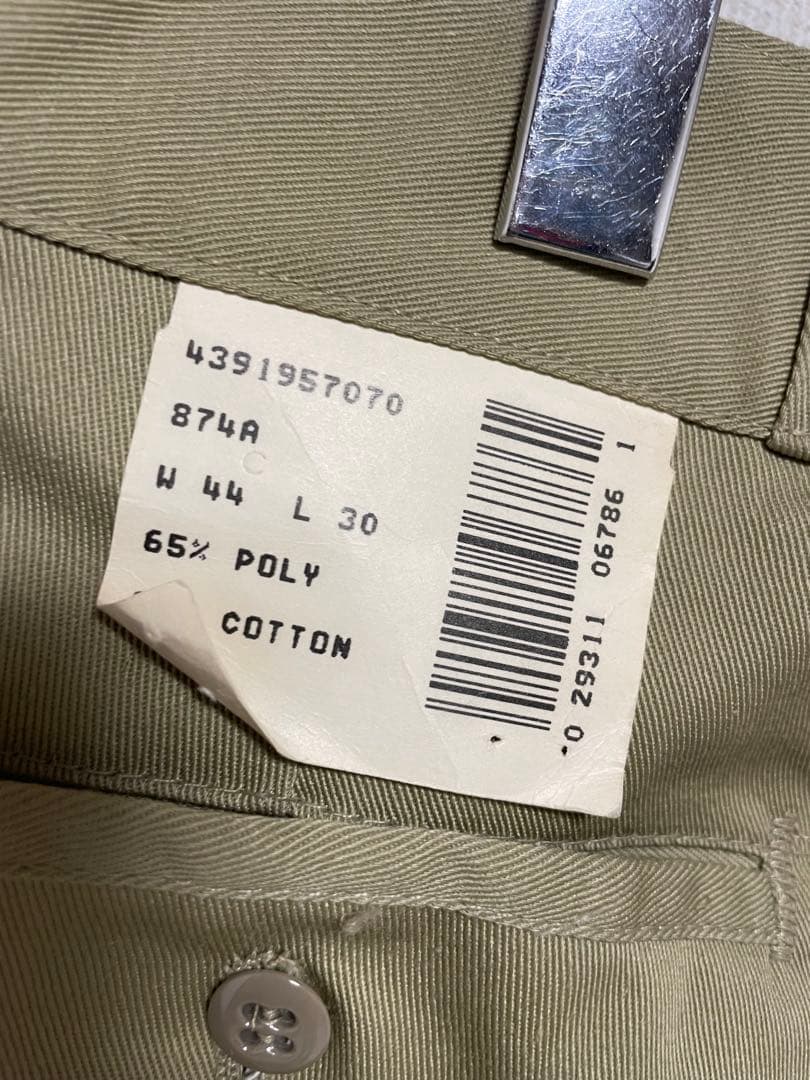 80s 90s USA製 Dickies 874ワークパンツ デッドストック