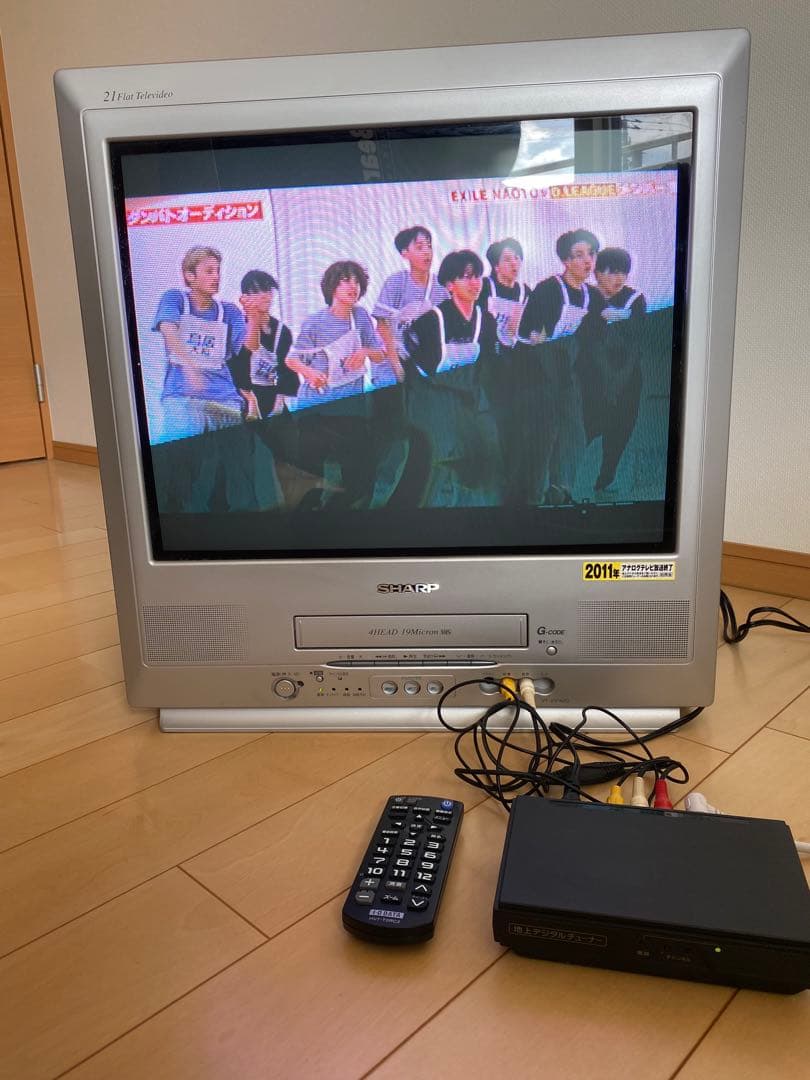 SHARP VT-21FN20 21インチブラウン管テレビデオ　地デジチューナー
